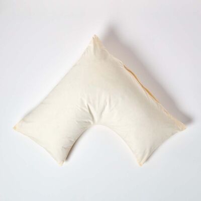 Homescapes Cream Egyptian Cotton V Shaped Pillowcase 200 TC Homescapes Cream Egyptian Cotton V Shaped Pillowcase 200 TC