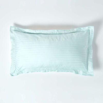 Homescapes Aqua Blue Egyptian Cotton Ultrasoft Kingsize Oxford Pillowcase 330 TC Homescapes Aqua Blue Egyptian Cotton Ultrasoft Kingsize Oxford Pillowcase 330 TC