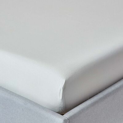 Homescapes 100% Egyptian Cotton 200 TC Single Fitted Sheet, 46 cm Deep, Silver Grey, Elasticated, Machine Washable, Hypoallergenic Homescapes 100% Egyptian Cotton 200 TC Single Fitted Sheet, 46 cm Deep, Silver Grey, Elasticated, Machine Washable, Hypoallergenic