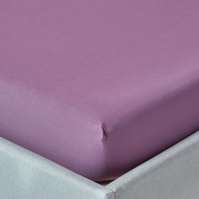 Homescapes 100% Egyptian Cotton 200 TC Single Fitted Sheet, 46 cm Deep, Grape Purple, Elasticated, Machine Washable, Hypoallergenic Homescapes 100% Egyptian Cotton 200 TC Single Fitted Sheet, 46 cm Deep, Grape Purple, Elasticated, Machine Washable, Hypoallergenic