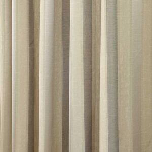 Homescapes Cream Jacquard Curtain Modern Striped Design Fully Lined - 46" X 54" Drop Homescapes Cream Jacquard Curtain Modern Striped Design Fully Lined - 46" X 54" Drop