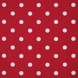 Homescapes Pure Cotton Red Polka Dots Curtain Fabric Material Homescapes Pure Cotton Red Polka Dots Curtain Fabric Material