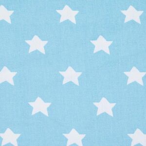 Homescapes Pure Cotton Stars Blue Curtain Fabric Material Homescapes Pure Cotton Stars Blue Curtain Fabric Material