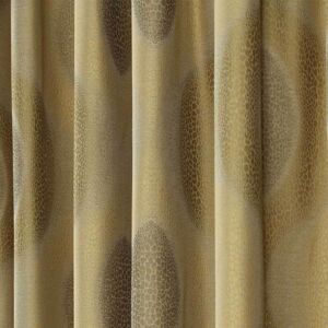 Homescapes Gold Jacquard Curtain Modern Curve Design Fully Lined - 46" X 90" Drop Homescapes Gold Jacquard Curtain Modern Curve Design Fully Lined - 46" X 90" Drop