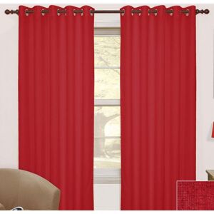 Homescapes Wine Thermal Blackout Eyelet Curtain - 167x137cm Homescapes Wine Thermal Blackout Eyelet Curtain - 167x137cm