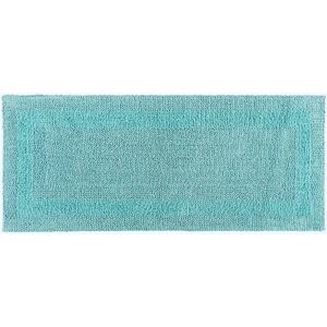 Homescapes Luxury Reversible Aqua 100% Cotton Bath Mat Runner, 40 x 100 cm, Machine Washable, Super Absorbent, Soft and Tufted, Eco Friendly Homescapes Luxury Reversible Aqua 100% Cotton Bath Mat Runner, 40 x 100 cm, Machine Washable, Super Absorbent, Soft and Tufted, Eco Friendly