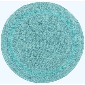 Homescapes Luxury Reversible Aqua Round 100% Cotton Bath Mat, 80 cm Round, Machine Washable, Super Absorbent, Soft and Tufted, Eco Friendly Homescapes Luxury Reversible Aqua Round 100% Cotton Bath Mat, 80 cm Round, Machine Washable, Super Absorbent, Soft and Tufted, Eco Friendly