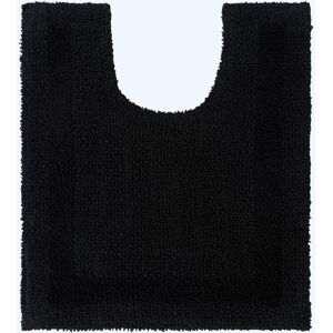 Homescapes Luxury Reversible Black 100% Cotton Pedestal Mat, 50 x 55 cm, Machine Washable, Super Absorbent, Soft and Hand-Tufted, Eco Friendly Homescapes Luxury Reversible Black 100% Cotton Pedestal Mat, 50 x 55 cm, Machine Washable, Super Absorbent, Soft and Hand-Tufted, Eco Friendly