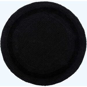 Homescapes Luxury Reversible Black Round 100% Cotton Bath Mat, 80 cm Round, Machine Washable, Super Absorbent, Soft and Tufted, Eco Friendly Homescapes Luxury Reversible Black Round 100% Cotton Bath Mat, 80 cm Round, Machine Washable, Super Absorbent, Soft and Tufted, Eco Friendly