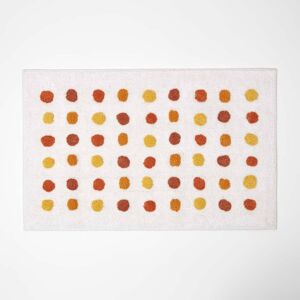 Homescapes Mustard Orange and White Polka Dot 100% Cotton Bath Mat, 50 x 80 cm, Machine Washable, Super Absorbent, Soft and Tufted, Non-Slip Reverse Homescapes Mustard Orange and White Polka Dot 100% Cotton Bath Mat, 50 x 80 cm, Machine Washable, Super Absorbent, Soft and Tufted, Non-Slip Reverse