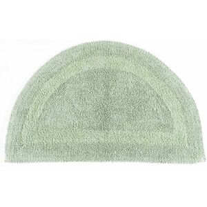 Homescapes Luxury Reversible Sage Green Semi-Circle 100% Cotton Bath Mat, 50 x 80 cm, Machine Washable, Super Absorbent, Soft and Tufted, Eco Friendly Homescapes Luxury Reversible Sage Green Semi-Circle 100% Cotton Bath Mat, 50 x 80 cm, Machine Washable, Super Absorbent, Soft and Tufted, Eco Friendly