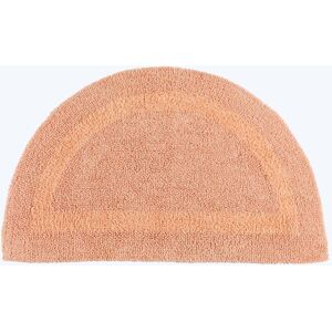 Homescapes Luxury Reversible Peach Orange Semi-Circle Cotton Bath Mat, 50 x 80 cm, Machine Washable, Super Absorbent, Soft and Tufted, Eco Friendly Homescapes Luxury Reversible Peach Orange Semi-Circle Cotton Bath Mat, 50 x 80 cm, Machine Washable, Super Absorbent, Soft and Tufted, Eco Friendly