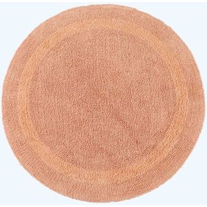 Homescapes Luxury Reversible Peach Orange Round 100% Cotton Bath Mat, 80 cm Round, Machine Washable, Super Absorbent, Soft and Tufted, Eco Friendly Homescapes Luxury Reversible Peach Orange Round 100% Cotton Bath Mat, 80 cm Round, Machine Washable, Super Absorbent, Soft and Tufted, Eco Friendly