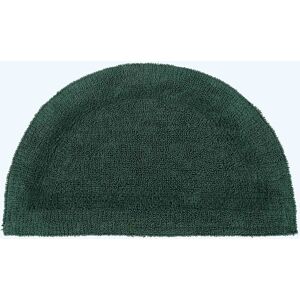 Homescapes Luxury Reversible Forest Green Semi-Circle 100% Cotton Bath Mat, 50 x 80 cm, Machine Washable, Super Absorbent, Soft and Tufted, Eco Friendly Homescapes Luxury Reversible Forest Green Semi-Circle 100% Cotton Bath Mat, 50 x 80 cm, Machine Washable, Super Absorbent, Soft and Tufted, Eco Friendly