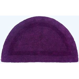 Homescapes Luxury Reversible Plum Purple Semi-Circle Cotton Bath Mat, 50 x 80 cm, Machine Washable, Super Absorbent, Soft and Tufted, Eco Friendly Homescapes Luxury Reversible Plum Purple Semi-Circle Cotton Bath Mat, 50 x 80 cm, Machine Washable, Super Absorbent, Soft and Tufted, Eco Friendly