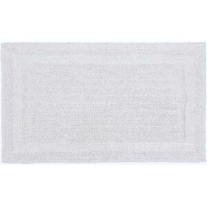 Homescapes Luxury Reversible White 100% Cotton Bath Mat, 50 x 80 cm, Machine Washable, Super Absorbent, Soft and Hand-Tufted, Eco Friendly Homescapes Luxury Reversible White 100% Cotton Bath Mat, 50 x 80 cm, Machine Washable, Super Absorbent, Soft and Hand-Tufted, Eco Friendly