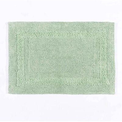 Homescapes Luxury Reversible Sage Green Extra Large Cotton Bath Mat, 70 x 120 cm, Machine Washable, Super Absorbent, Soft and Tufted, Eco Friendly Homescapes Luxury Reversible Sage Green Extra Large Cotton Bath Mat, 70 x 120 cm, Machine Washable, Super Absorbent, Soft and Tufted, Eco Friendly