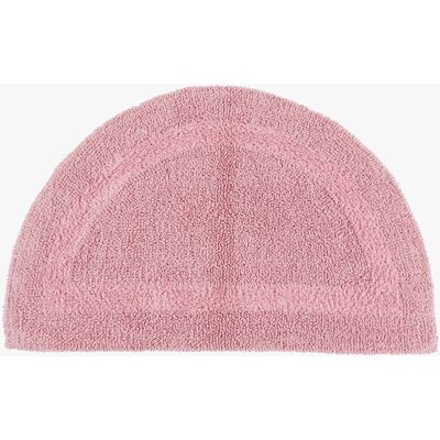 Homescapes Pink Bath Mat - Half Round - Bath Mat Homescapes Pink Bath Mat - Half Round - Bath Mat