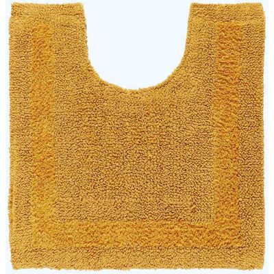 Homescapes Mustard Pedestal Cotton Bath Mat - Bath Mat Homescapes Mustard Pedestal Cotton Bath Mat - Bath Mat