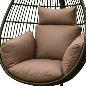 Homescapes Luxury Waterproof Egg Chair Cushion, 110 x 112 cm, Detachable Headrest, Supportive Generous Filling, Beige Egg Chair Replacement Cushion Homescapes Luxury Waterproof Egg Chair Cushion, 110 x 112 cm, Detachable Headrest, Supportive Generous Filling, Beige Egg Chair Replacement Cushion