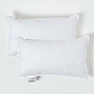 Homescapes 2 Pack Luxury Duck Feather Cushion Pad Insert 30 x 50 cm Ethical, 100% Cotton Cover, Machine Washable, Bounce-Back, 12 x 20" Inner Homescapes 2 Pack Luxury Duck Feather Cushion Pad Insert 30 x 50 cm Ethical, 100% Cotton Cover, Machine Washable, Bounce-Back, 12 x 20" Inner