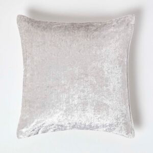 Homescapes Champagne Luxury Crushed Velvet Cushion Cover, 45 x 45 cm Homescapes Champagne Luxury Crushed Velvet Cushion Cover, 45 x 45 cm