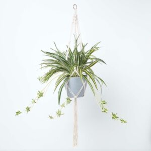 Homescapes Artificial Hanging Basket Spider Hanging Fern Plant 95 cm Homescapes Artificial Hanging Basket Spider Hanging Fern Plant 95 cm