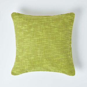 Homescapes Nirvana Cotton Green Cushion Cover, 45 x 45 cm Homescapes Nirvana Cotton Green Cushion Cover, 45 x 45 cm