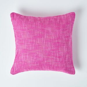 Homescapes Nirvana Cotton Pink Cushion Cover, 60 x 60 cm Homescapes Nirvana Cotton Pink Cushion Cover, 60 x 60 cm