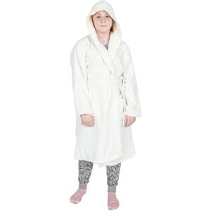 Homescapes Cream 100% Combed Egyptian Cotton Hooded Kids Bathrobe, Small Homescapes Cream 100% Combed Egyptian Cotton Hooded Kids Bathrobe, Small