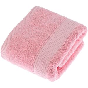 Homescapes Pink Hand Towel - Turkish Cotton - 500 GSM Homescapes Pink Hand Towel - Turkish Cotton - 500 GSM