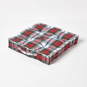 Homescapes Cotton Macduff Tartan Floor Cushion - Floor Cushion Homescapes Cotton Macduff Tartan Floor Cushion - Floor Cushion