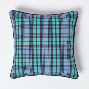 Homescapes Cotton Black Watch Tartan Cushion Cover, 45 x 45 cm Homescapes Cotton Black Watch Tartan Cushion Cover, 45 x 45 cm