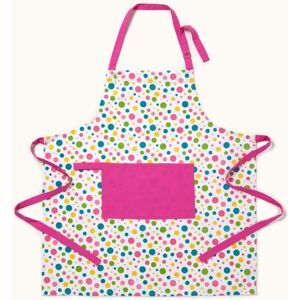 Homescapes Multi Colour Polka Dot Cotton Apron - Apron Homescapes Multi Colour Polka Dot Cotton Apron - Apron