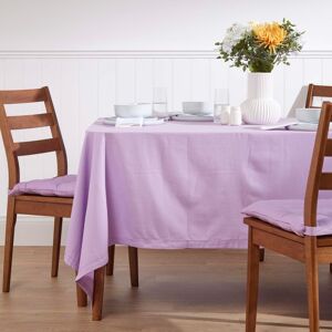 Homescapes Plain Cotton Mauve Tablecloth, 70 x 120 Inches Homescapes Plain Cotton Mauve Tablecloth, 70 x 120 Inches