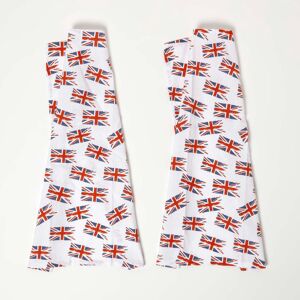 Homescapes Set of 2 100% Cotton Blue Union Jack Tea Towels Homescapes Set of 2 100% Cotton Blue Union Jack Tea Towels