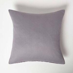 Homescapes Grey Herringbone Cushion Cover - Cushion Cover Homescapes Grey Herringbone Cushion Cover - Cushion Cover