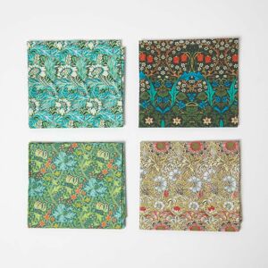 William Morris Green Fabric Set - 4 Fat Quarters for Quilting & Crafts William Morris Green Fabric Set - 4 Fat Quarters for Quilting & Crafts
