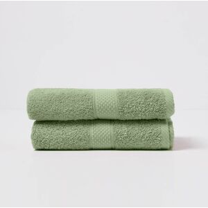 Homescapes Sage Green Hand Towel Set of 2 Turkish Cotton Homescapes Sage Green Hand Towel Set of 2 Turkish Cotton