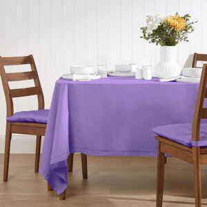Homescapes Plain Cotton Purple Tablecloth, 54 x 90 Inches Homescapes Plain Cotton Purple Tablecloth, 54 x 90 Inches