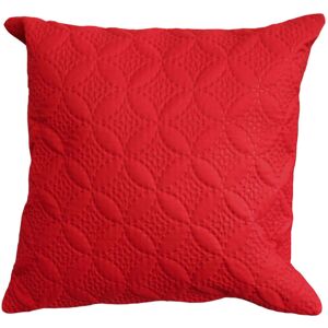 Homescapes Ultrasonic Red Quilted Embossed Cushion Cover, 40 x 40 cm Homescapes Ultrasonic Red Quilted Embossed Cushion Cover, 40 x 40 cm