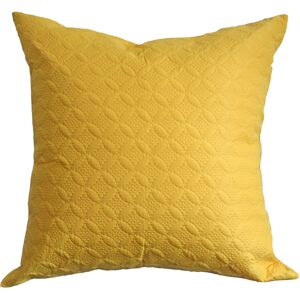 Homescapes Ultrasonic Yellow Quilted Cushion Cover - Cushion Cover Homescapes Ultrasonic Yellow Quilted Cushion Cover - Cushion Cover