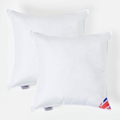Homescapes - 2 Pack Microfibre Cushion Pad - 50x50 - Cushion Pad Homescapes - 2 Pack Microfibre Cushion Pad - 50x50 - Cushion Pad