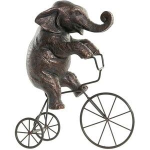 Decorative elephant figurine in resin and metal DKD Home Decor Mixte One size Decorative elephant figurine in resin and metal DKD Home Decor Mixte One size