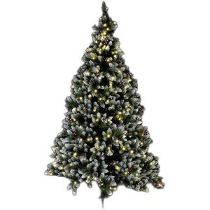 DKD Home Decor White Red Green PVC Pineapples Snowfall - Christmas Tree DKD Home Decor White Red Green PVC Pineapples Snowfall - Christmas Tree