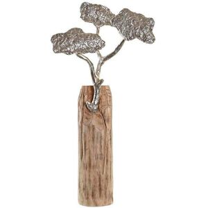 Colonial tree trunk figurine in aluminum and mango wood DKD Home Decor Mixte One size Colonial tree trunk figurine in aluminum and mango wood DKD Home Decor Mixte One size