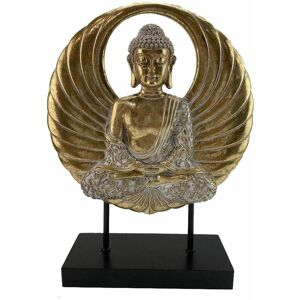 Oriental buda decorative figurine in metal and resin DKD Home Decor Mixte One size Oriental buda decorative figurine in metal and resin DKD Home Decor Mixte One size