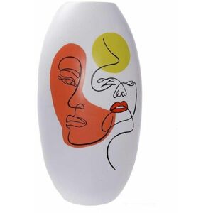 Face resin vase DKD Home Decor Mixte One size Face resin vase DKD Home Decor Mixte One size