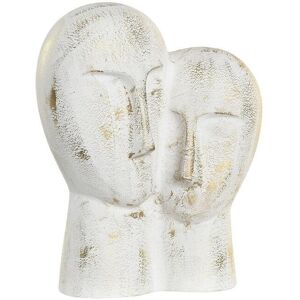 Decorative aluminum face figurine DKD Home Decor Mixte One size Decorative aluminum face figurine DKD Home Decor Mixte One size