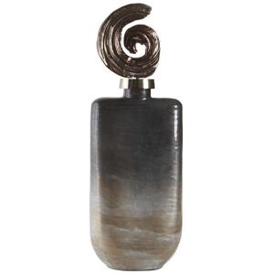 Modern aluminum glass vase DKD Home Decor Mixte One size Modern aluminum glass vase DKD Home Decor Mixte One size